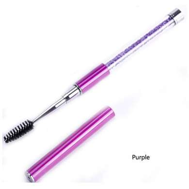 Best Quality Metal Handle Eyebrow Eyelash Double Ended Luxury Mascara Comb Brush with Lip lash wand wholesale eyelash extension